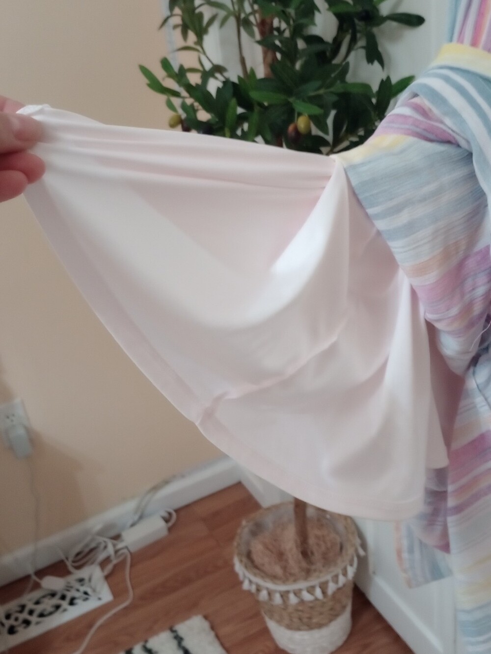 πΏπLC Lauren Conrad Striped Plus Size Maxi Dress with Lace Yoke Size 3X ππΏ - Picture 10 of 12